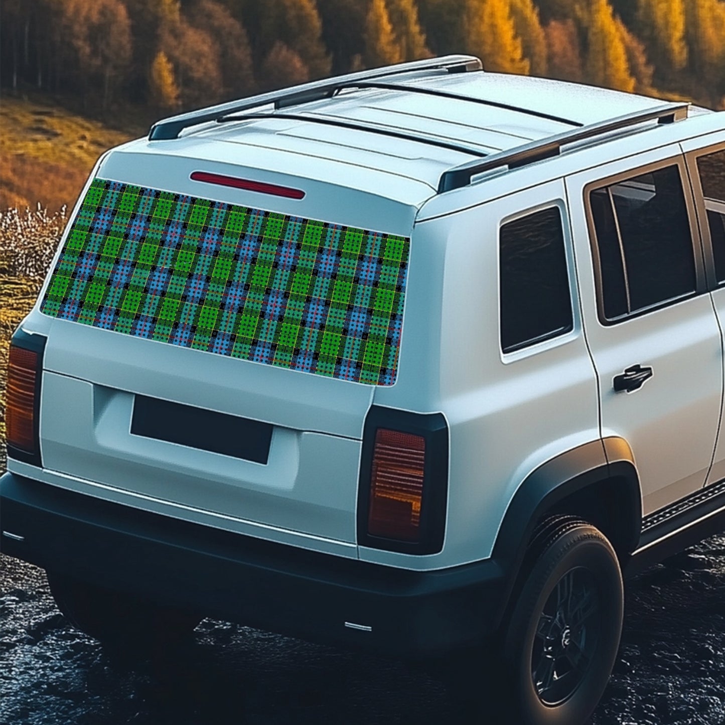 Clan Forsyth Tartan Rear Window Decal