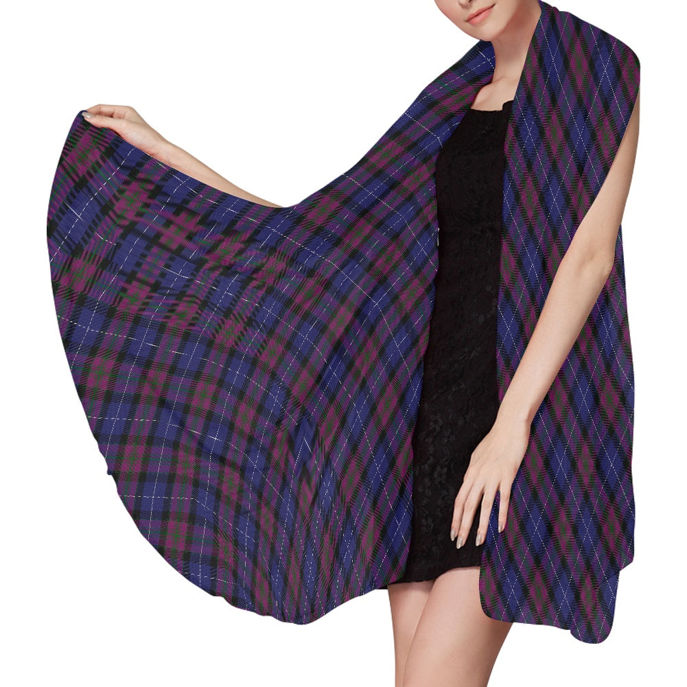 Pride of Scotland Tartan Bias Chiffon Scarf