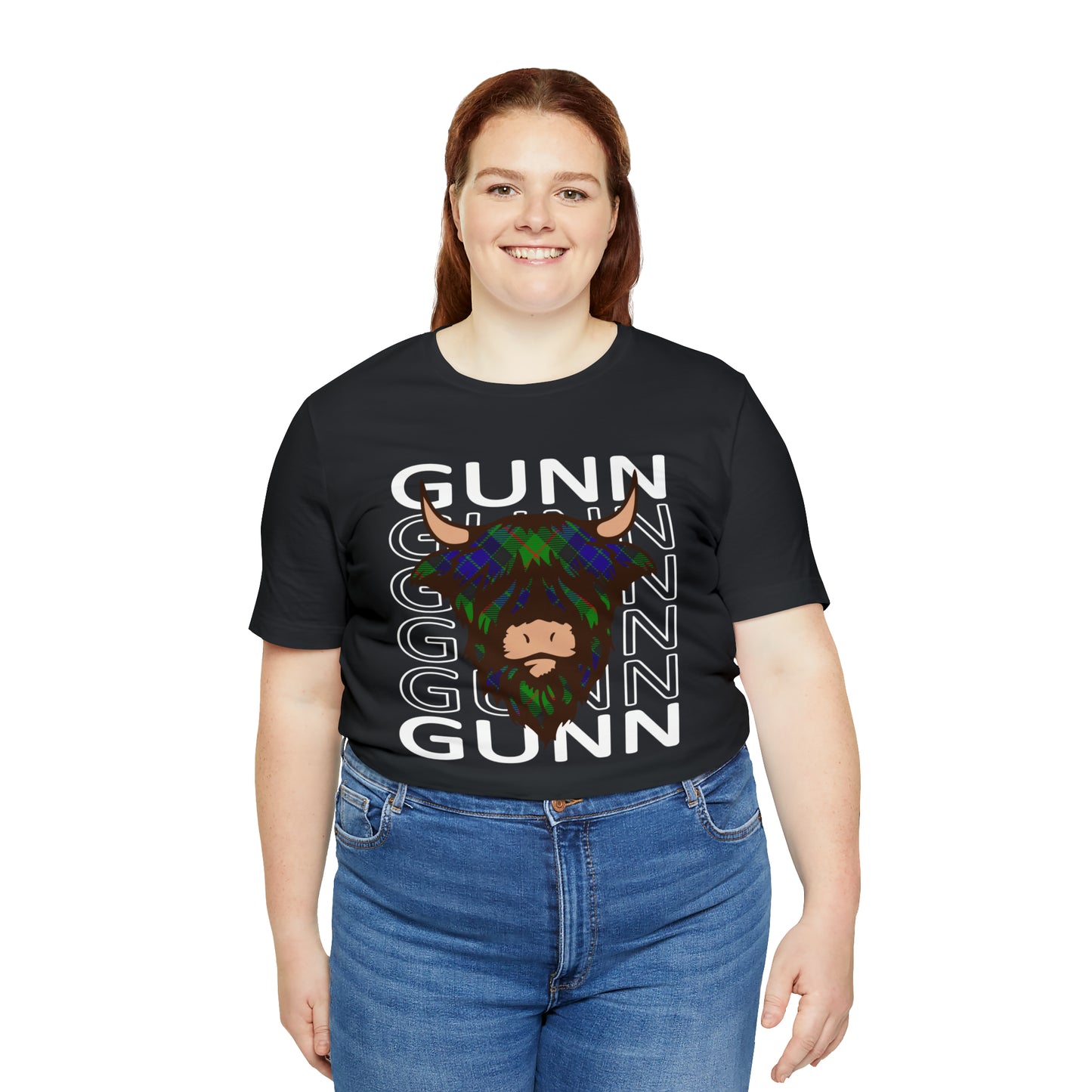 Clan Gunn | Hairy Coo | Unisex T-Shirt