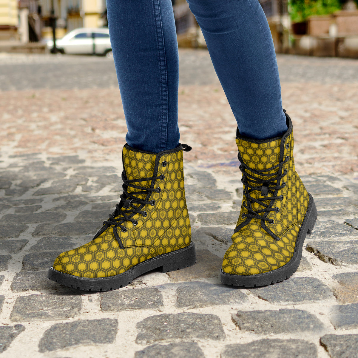 Japanese Wagara - Kikko Gold - PU Leather Boots