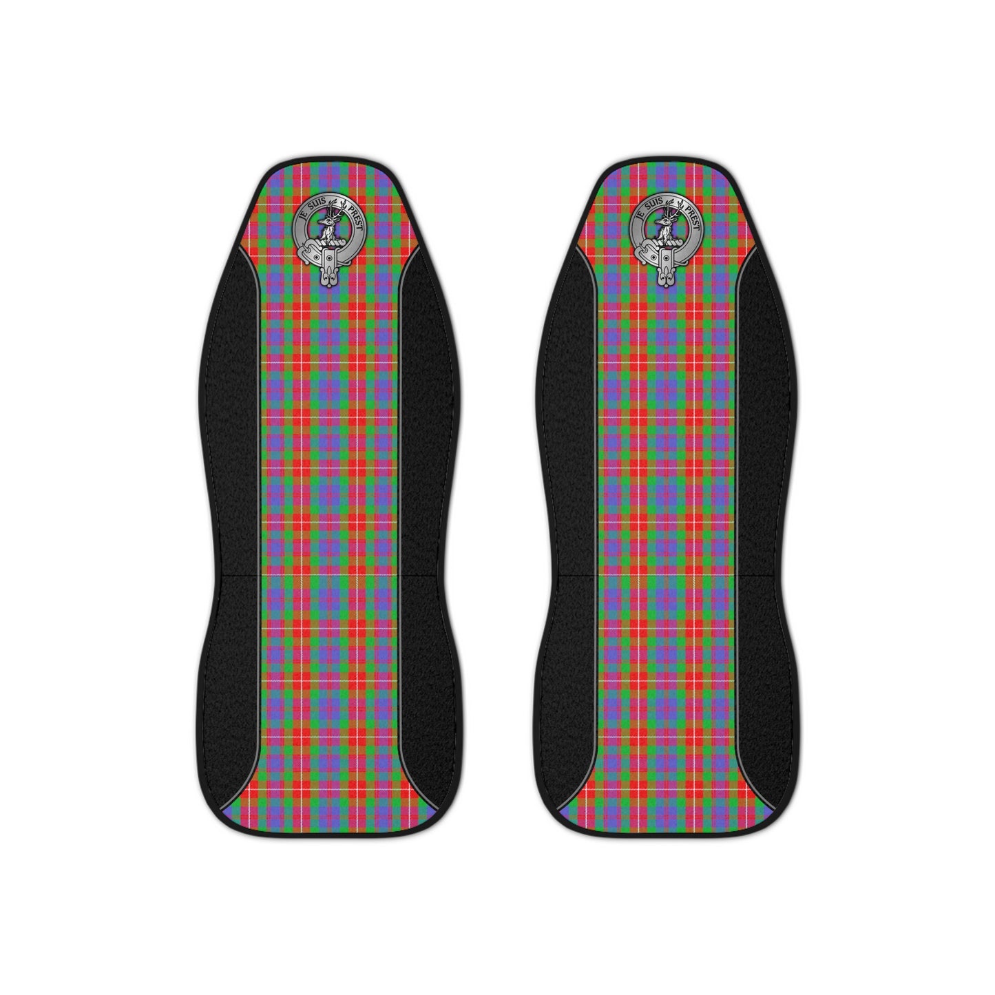 Clan Fraser Crest & Tartan Car Seat Covers