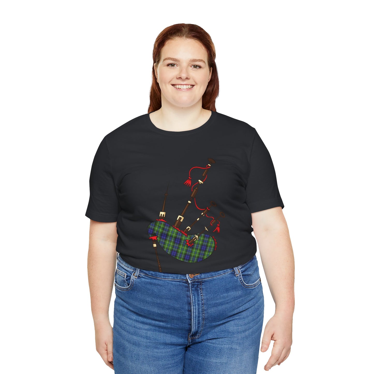 Clan MacNeill of Gigha Tartan Bagpipes | Unisex T-Shirt