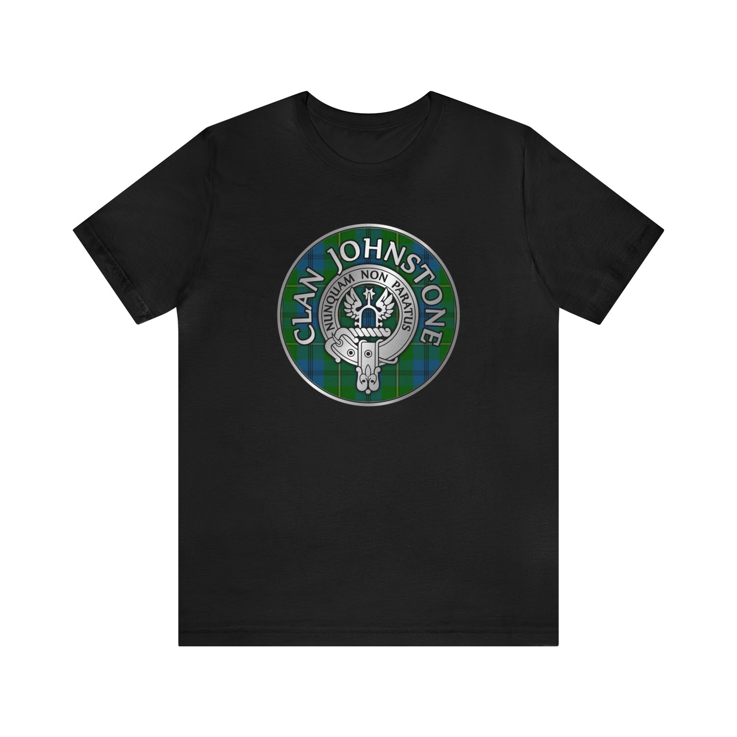 Clan Johnstone Crest & Tartan | Unisex T-Shirt