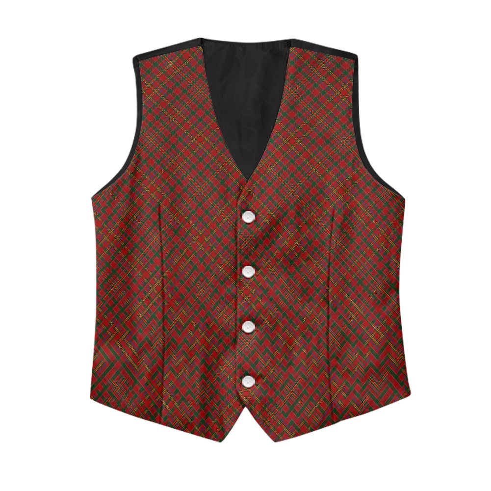 Clan MacAlister Tartan Bias Suit vest jacket