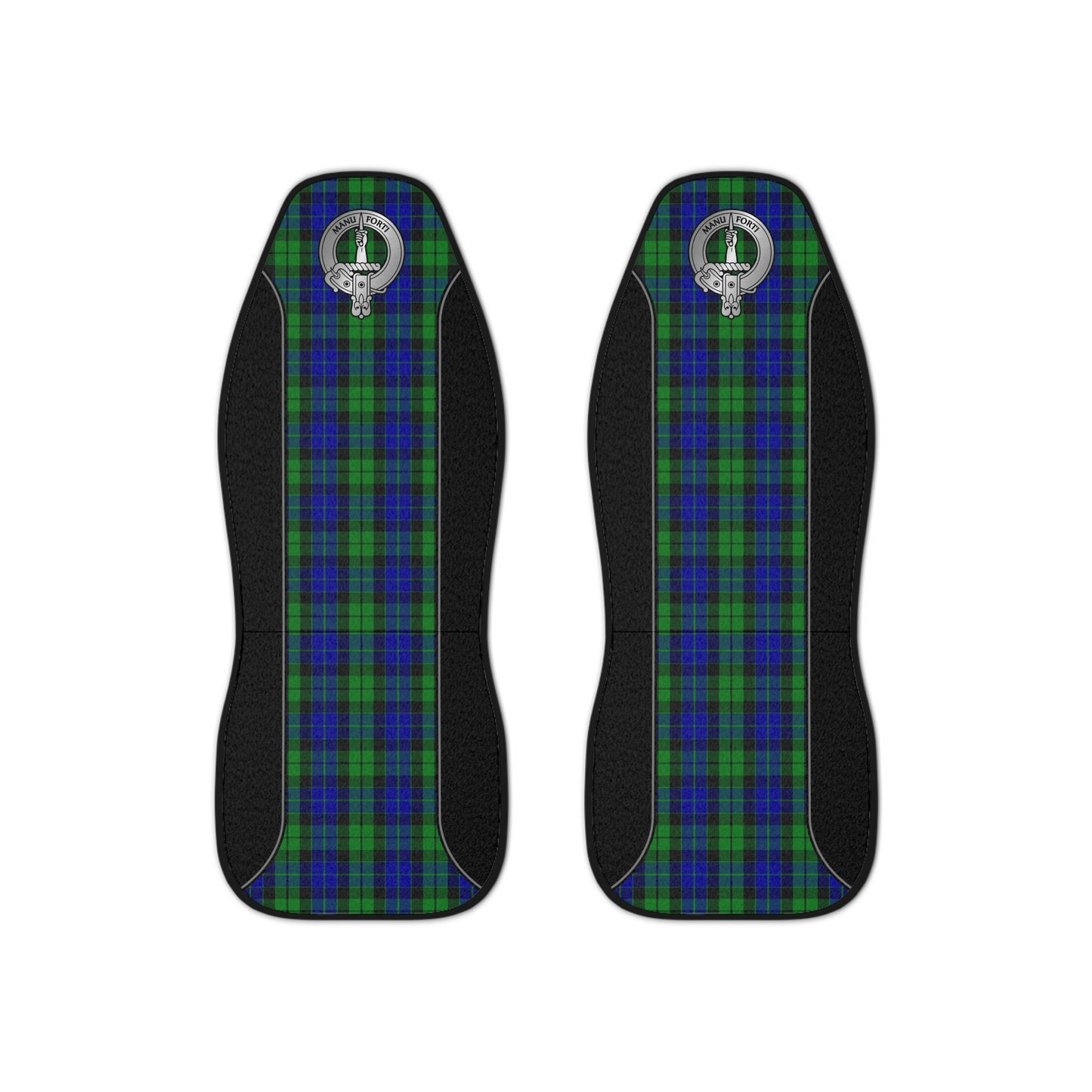 Clan MacKay Crest & Tartan Car Seat Covers