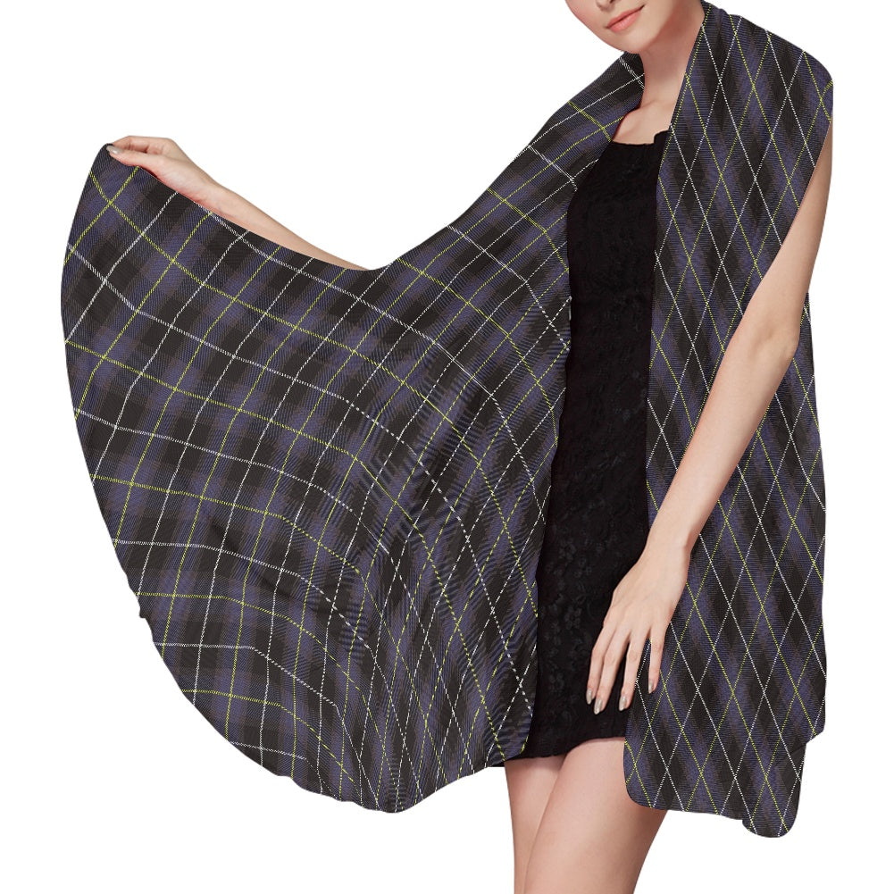 Cornish - Coleman Tartan Bias Chiffon Scarf