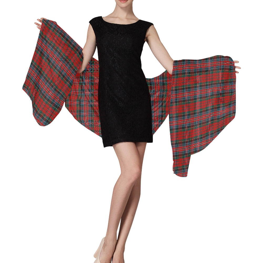 Clan MacPherson 8 Ancient Tartan Chiffon Scarf