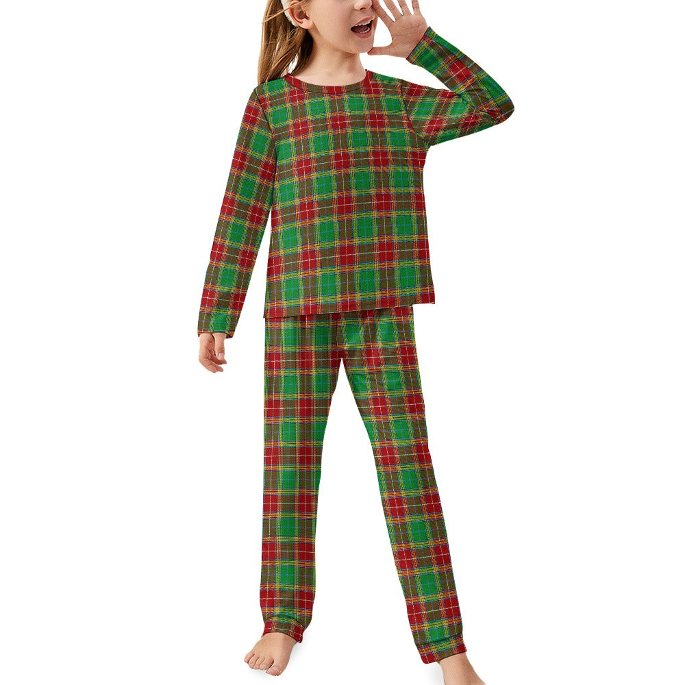 Clan Baxter Tartan Girl's Pajama suit