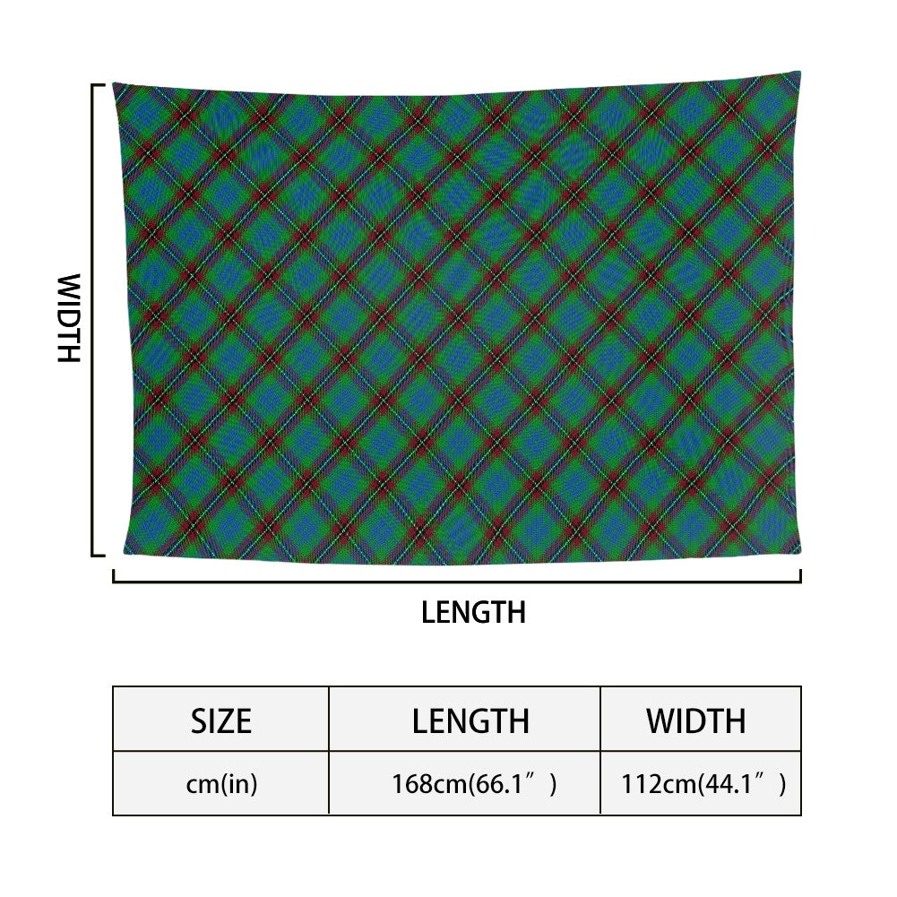Clan Boyle Tartan Bias Chiffon Scarf