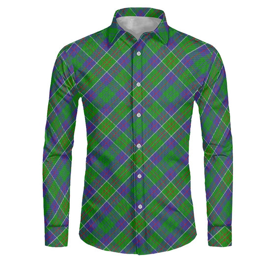 Clan Hunter Tartan long-sleeved shirt