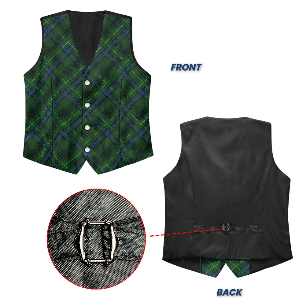 Clan Stewart Hunting Tartan Suit vest jacket