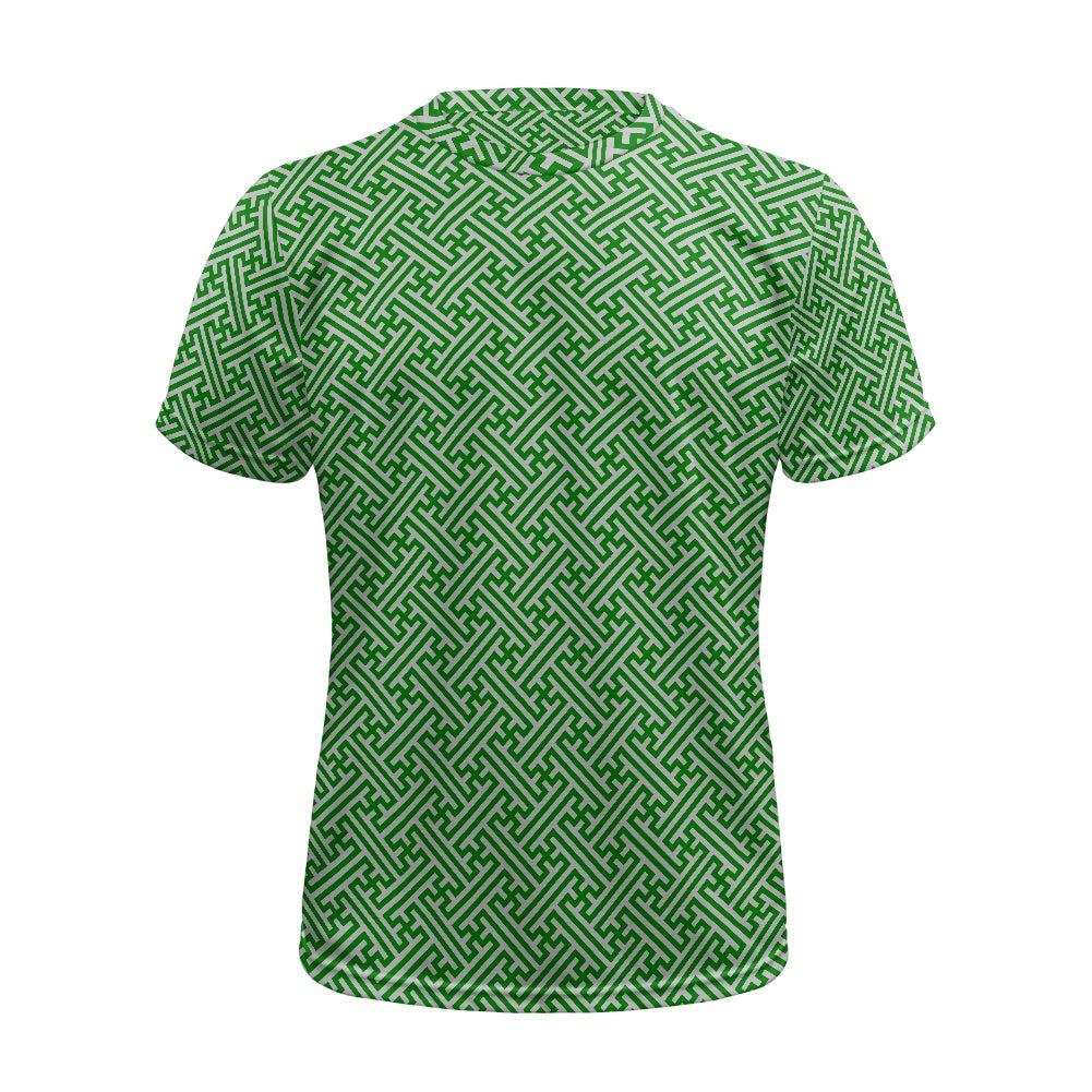 Japanese Wagara - Green Sayagata - Football Shirt