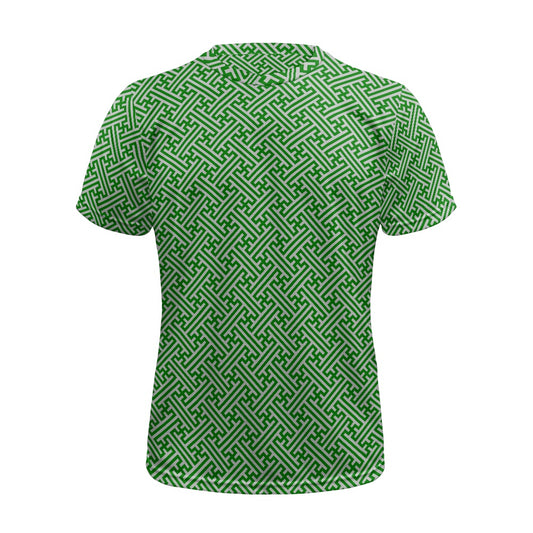 Japanese Wagara - Green Sayagata - Football Shirt