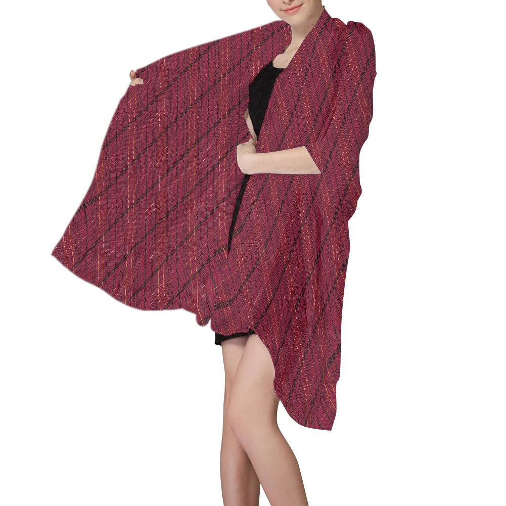Welsh - Williams Tartan Bias Chiffon Scarf