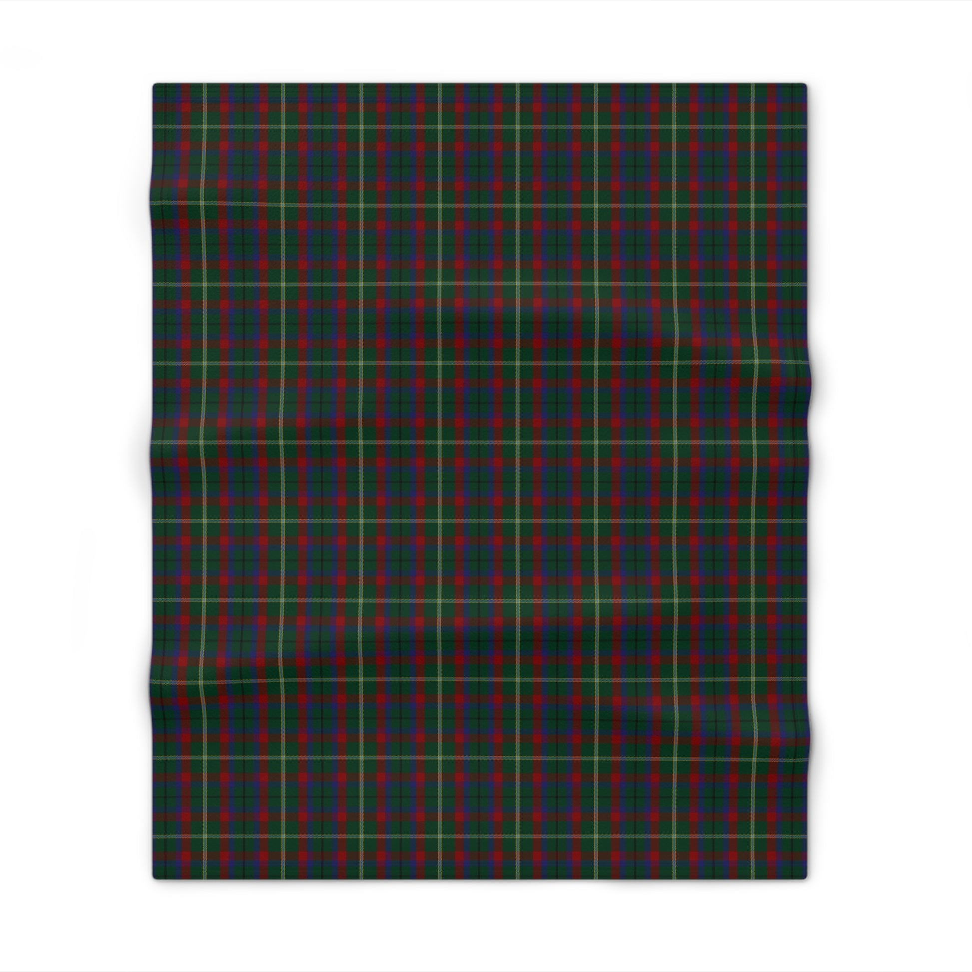 Irish County Mayo Tartan Throw Blanket