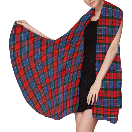 Clan Paterson Red Tartan Chiffon Scarf