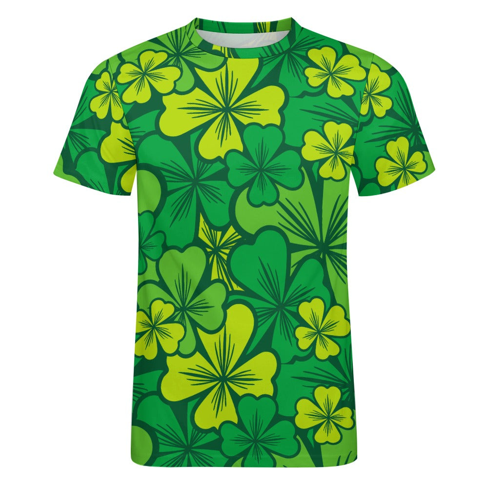 Irish Shamrock Men's Cotton T-shirt