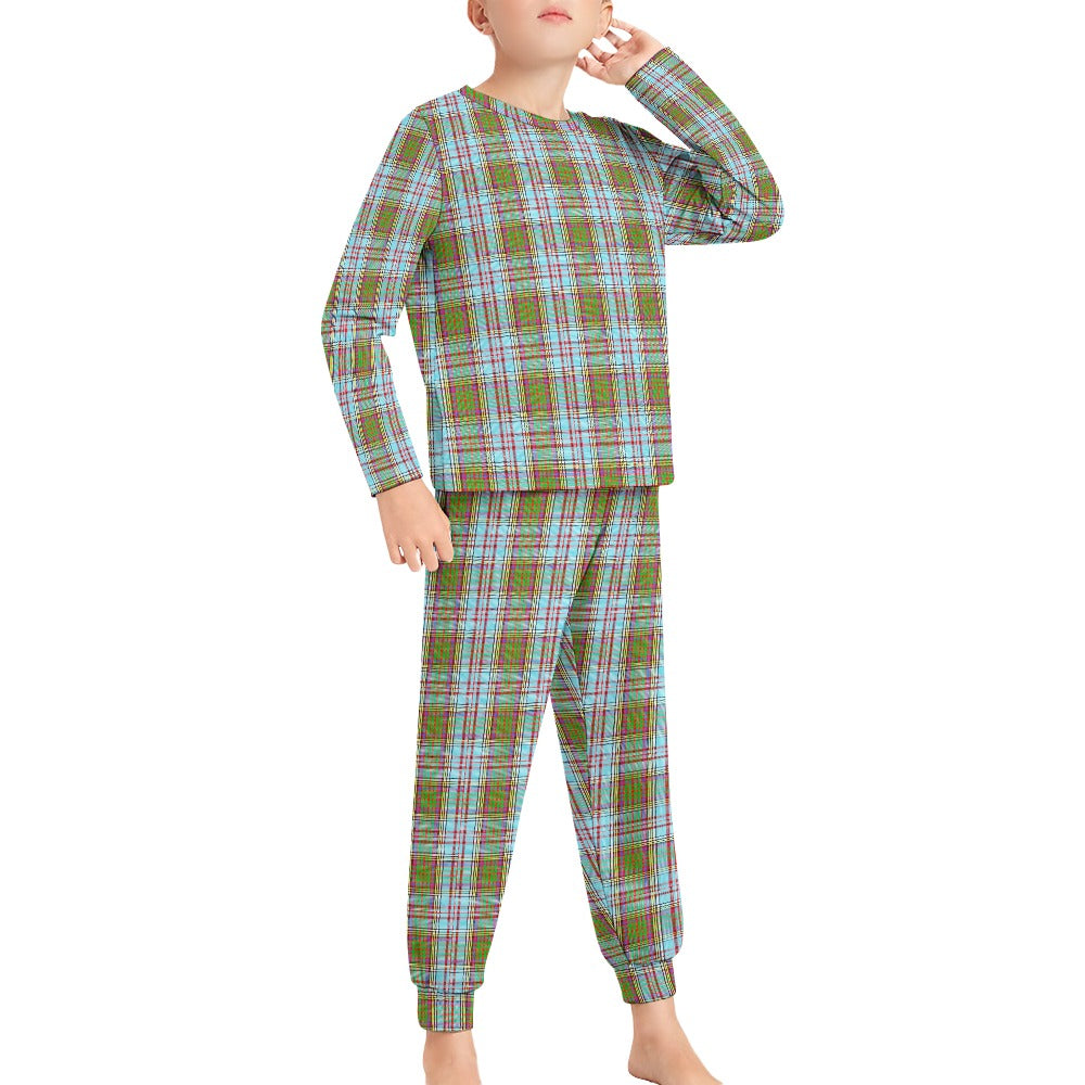 Clan Anderson Tartan Boy's Pajama suit