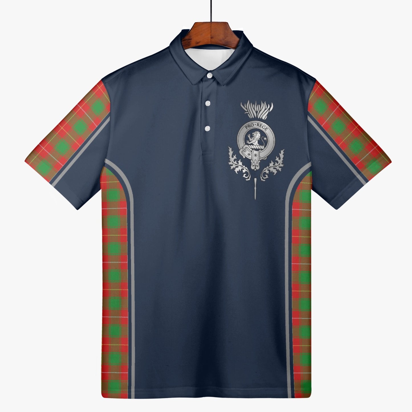 Clan MacFie Crest & Tartan Polo Shirt