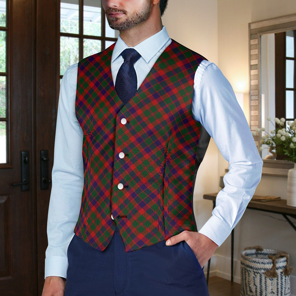 District - Glasgow Tartan Bias Suit vest jacket