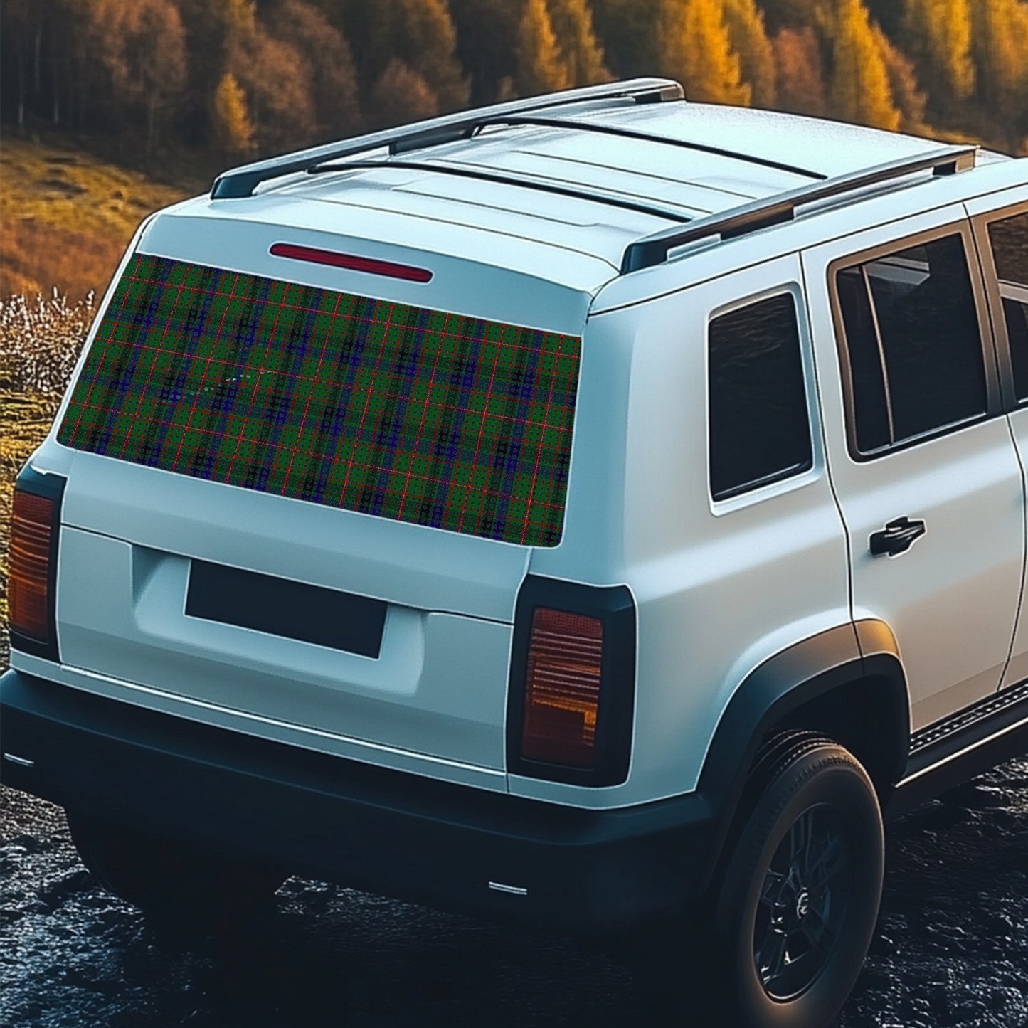 Clan Reid Tartan Rear Window Decal