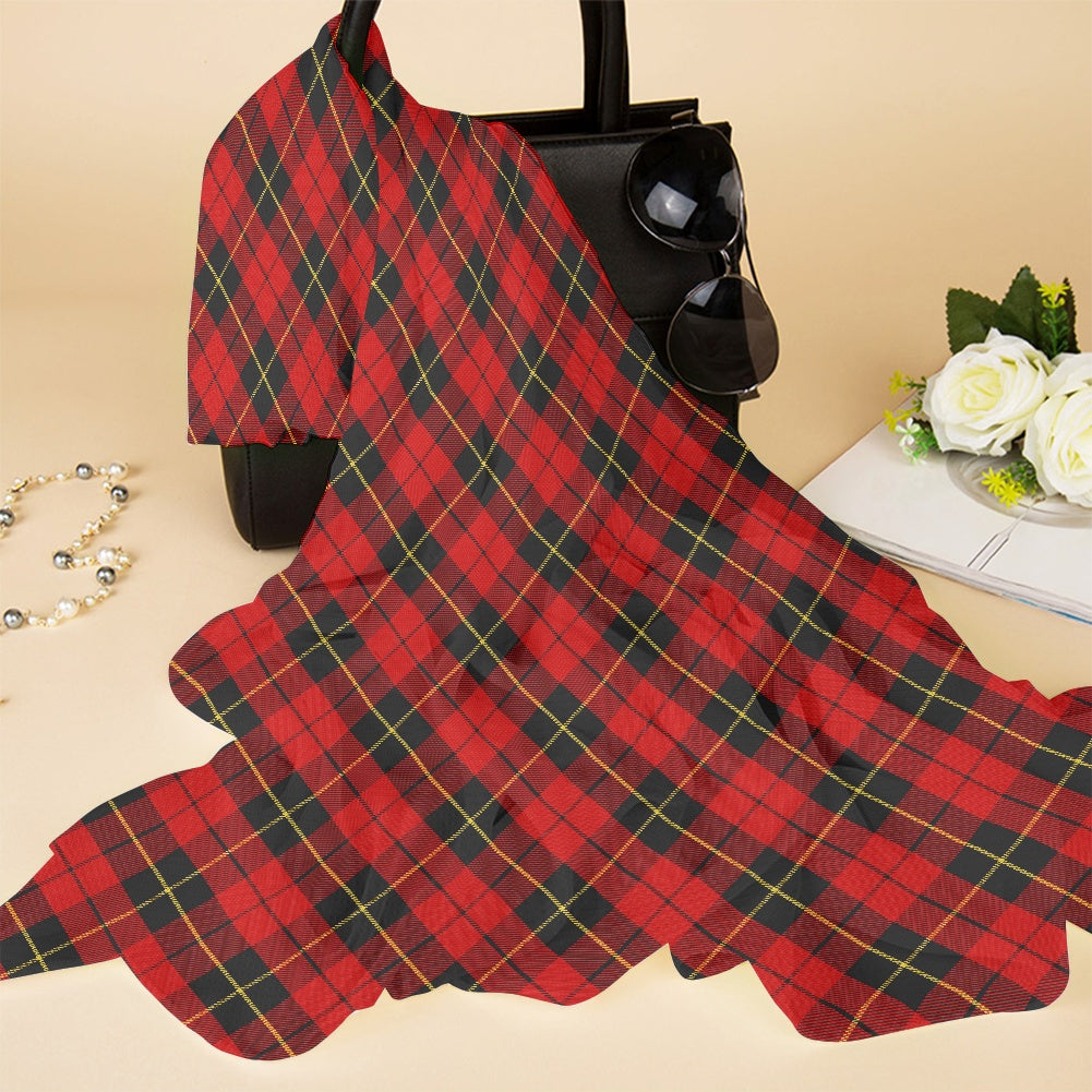 Clan Wallace Tartan Chiffon Scarf