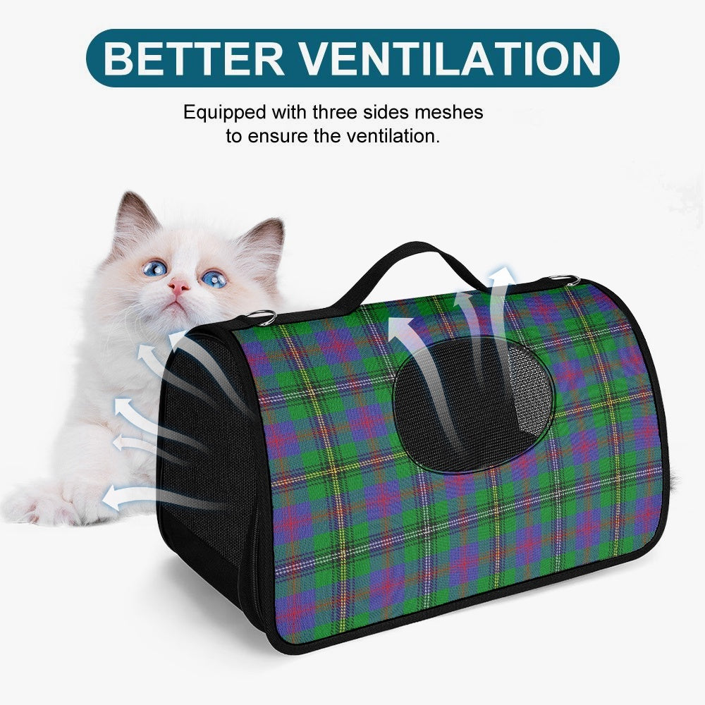 Clan Wood Tartan Pet Carrier Bag