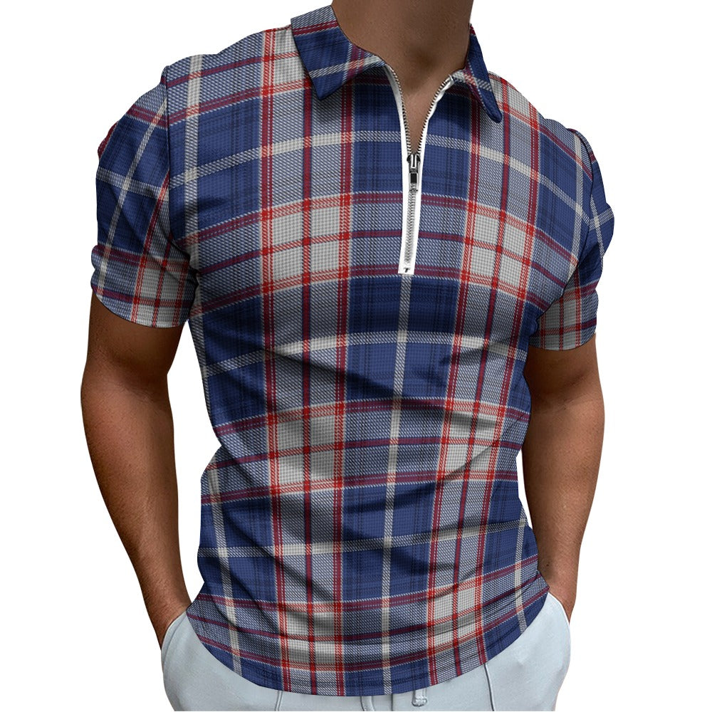 US State - Florida Tartan Short sleeve polo shirt