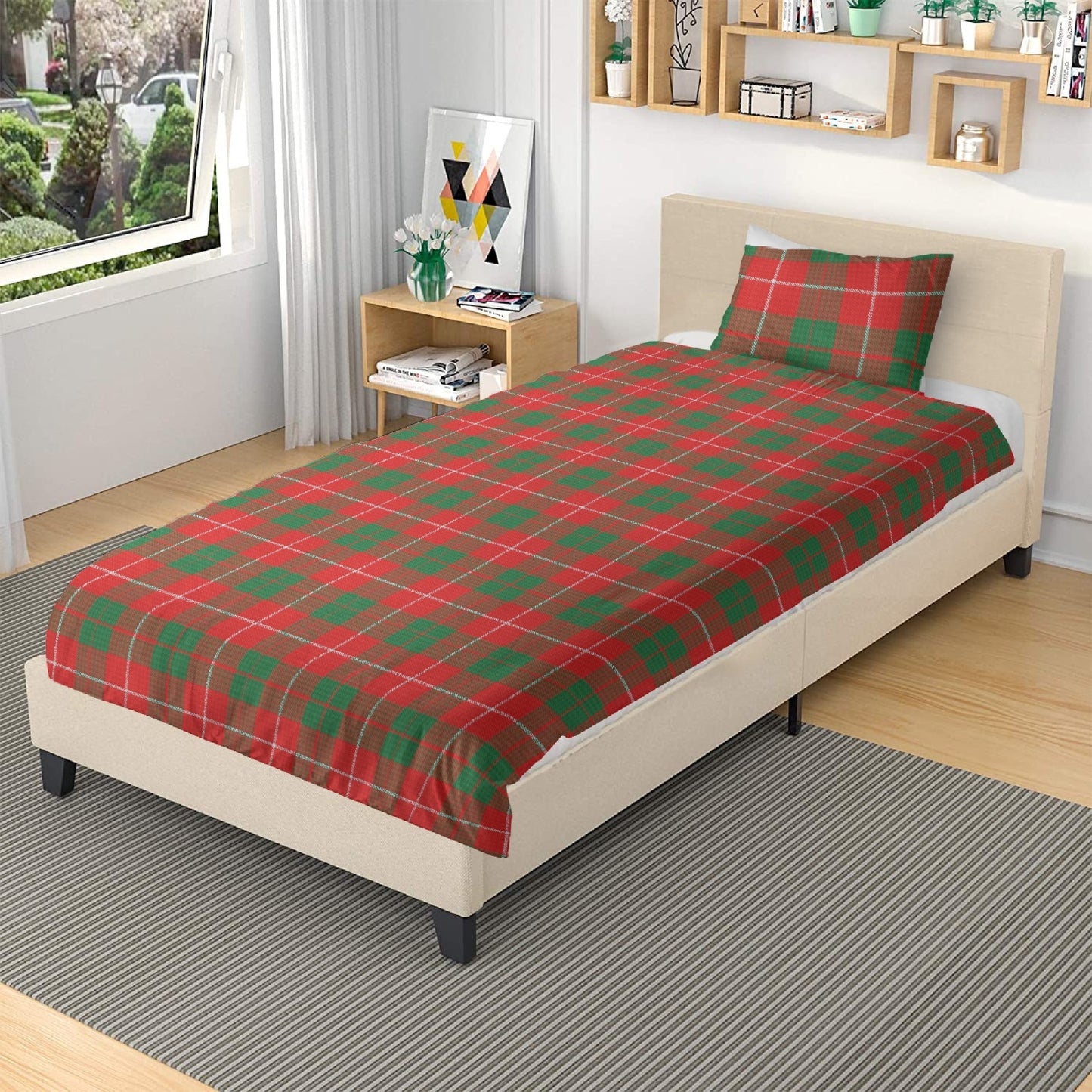 Clan MacKinnon Tartan Duvet & Pillow Set