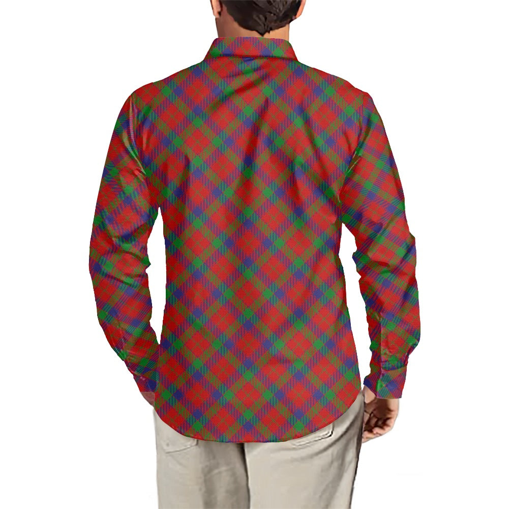 Clan Donnachaidh Tartan Men's long-sleeved shirt