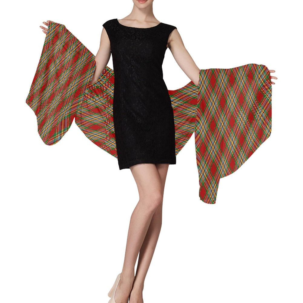 Clan Chattan Tartan Bias Chiffon Scarf