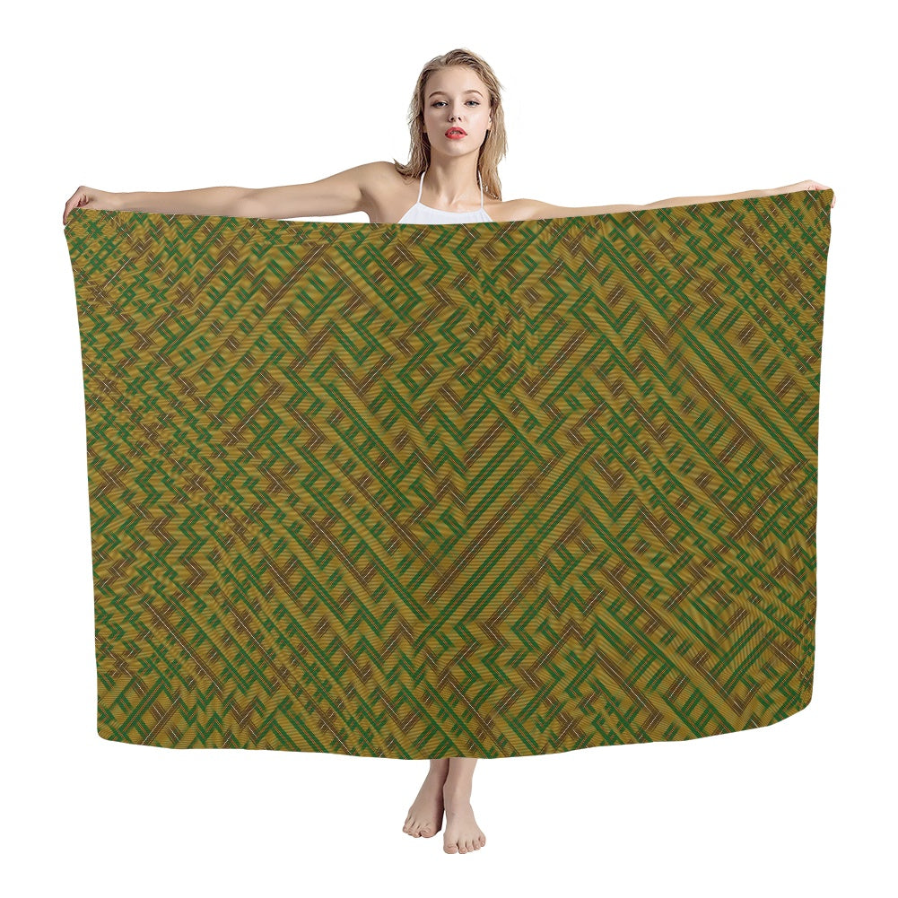 Irish Province Connaught Tartan Bias Chiffon Scarf