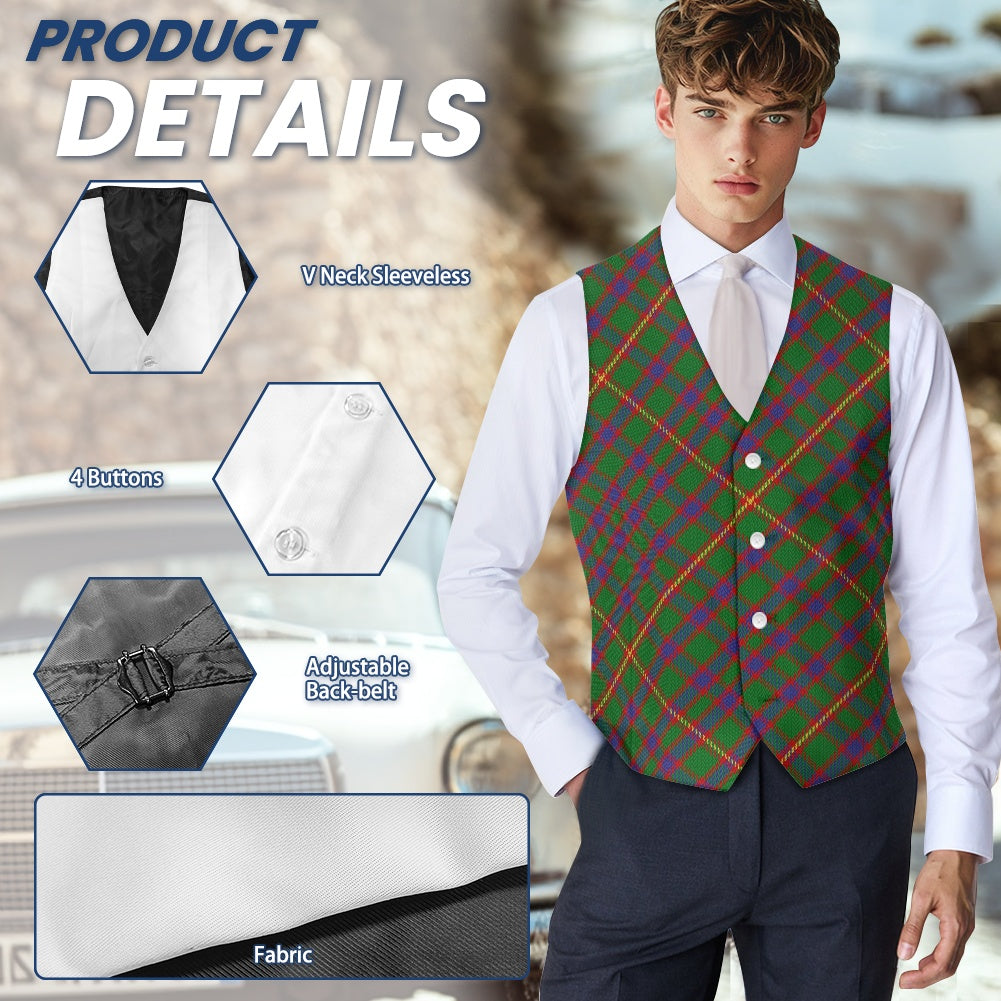 Clan Hall Tartan Suit vest jacket