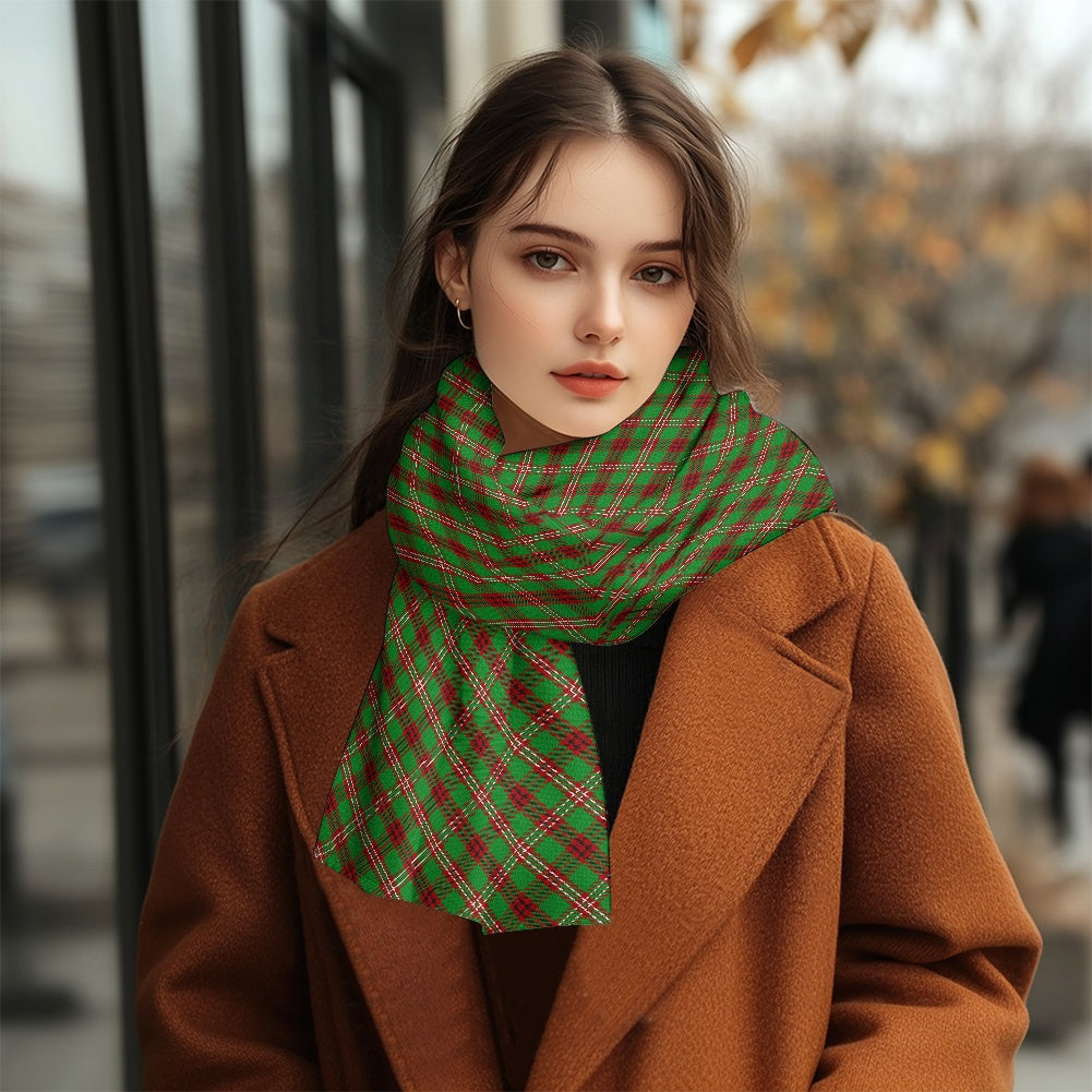 Clan MacCall Tartan Fluffy scarf