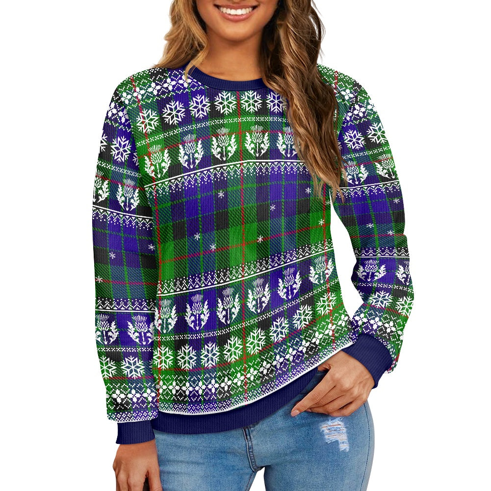 Clan Gunn Tartan Christmas Ugly Sweater