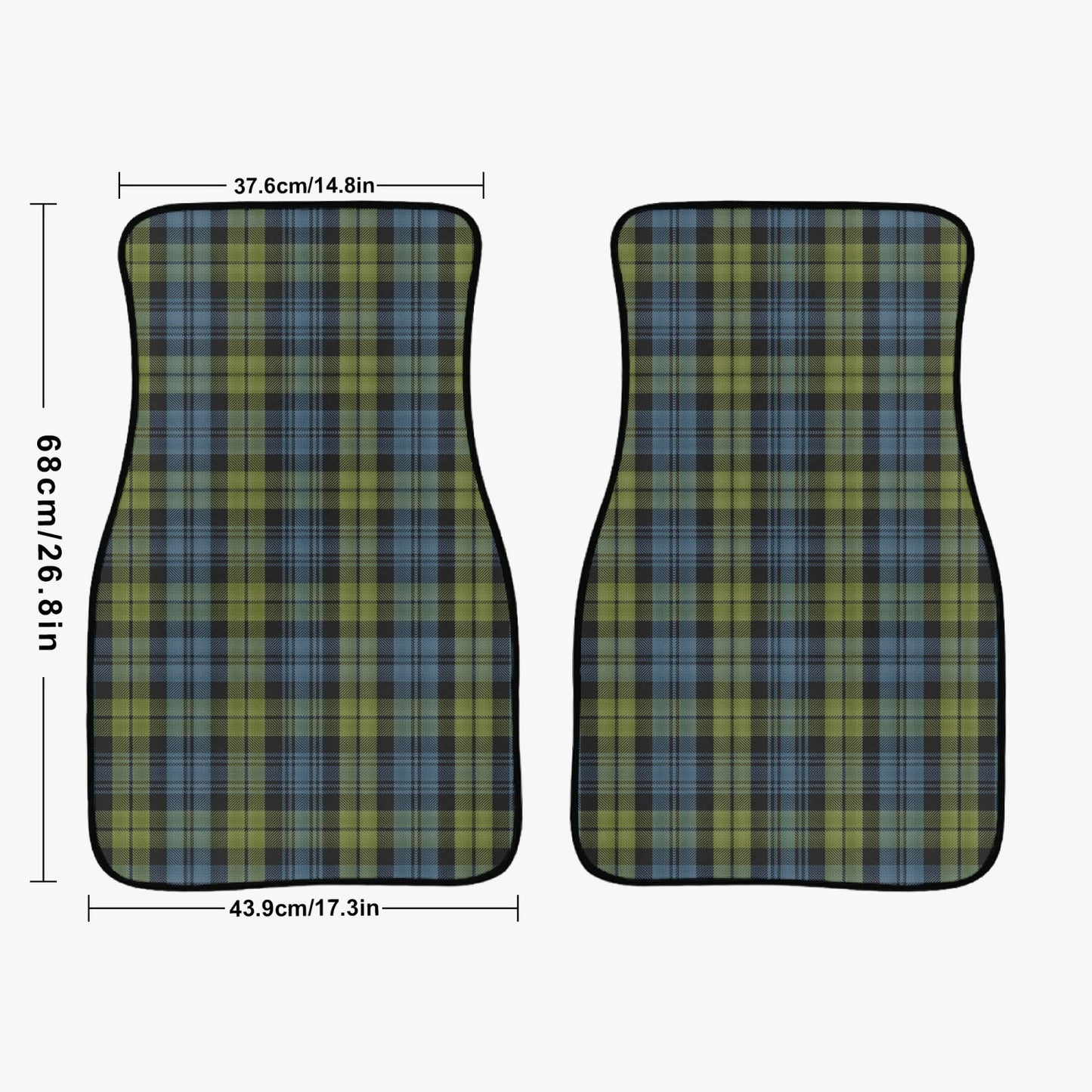 Clan Campbell Car Floor Mats - 2Pcs