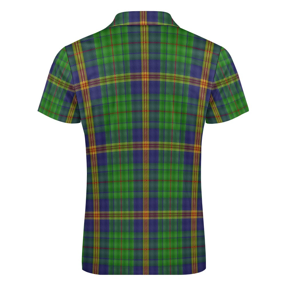 US State - New Mexico Tartan Short sleeve polo shirt