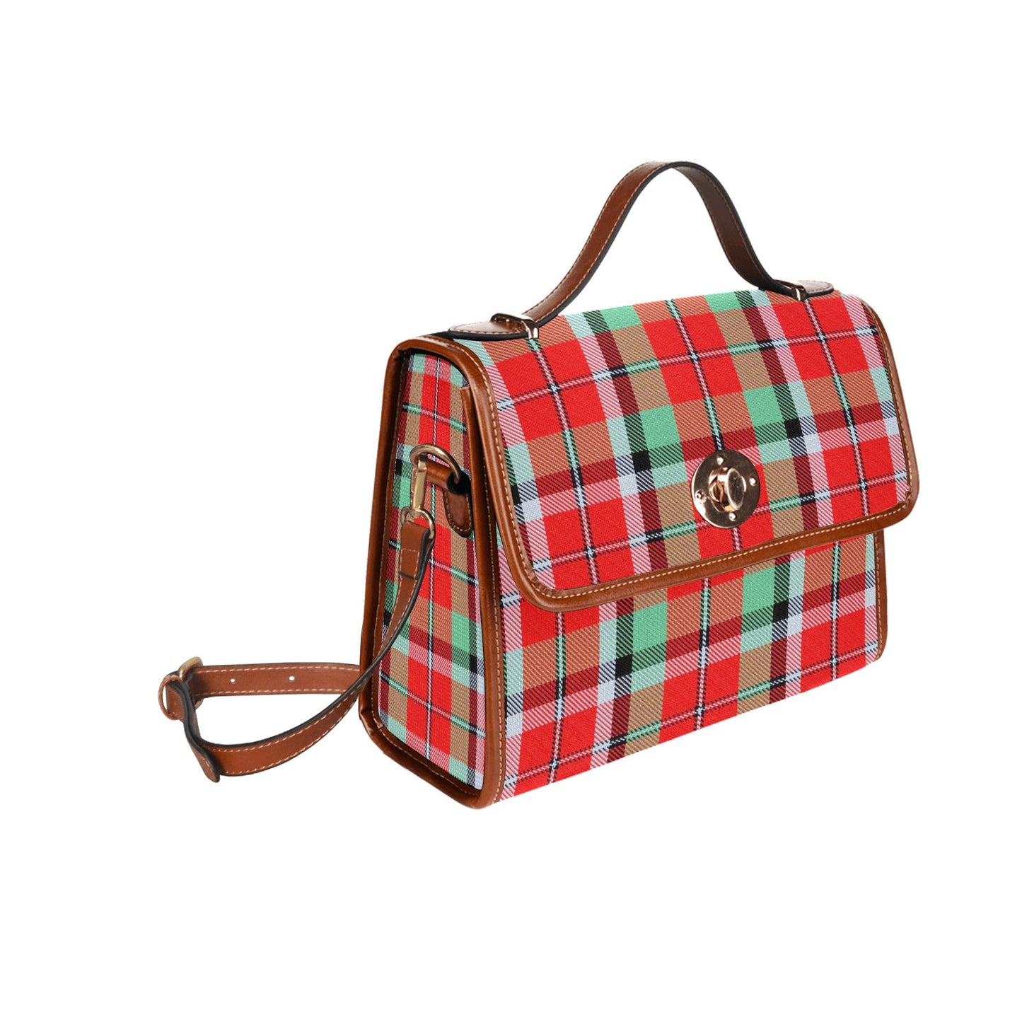 Clan Graham (Red) Canvas Handbag