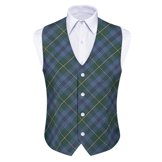 Clan Johnstone Ancient Tartan Bias Suit vest jacket