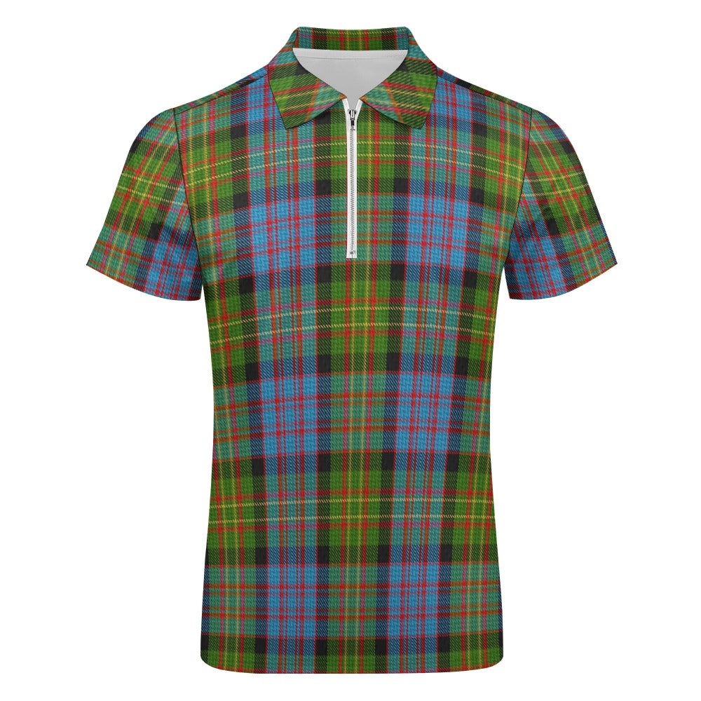 Clan Bowie Tartan Short sleeve polo shirt