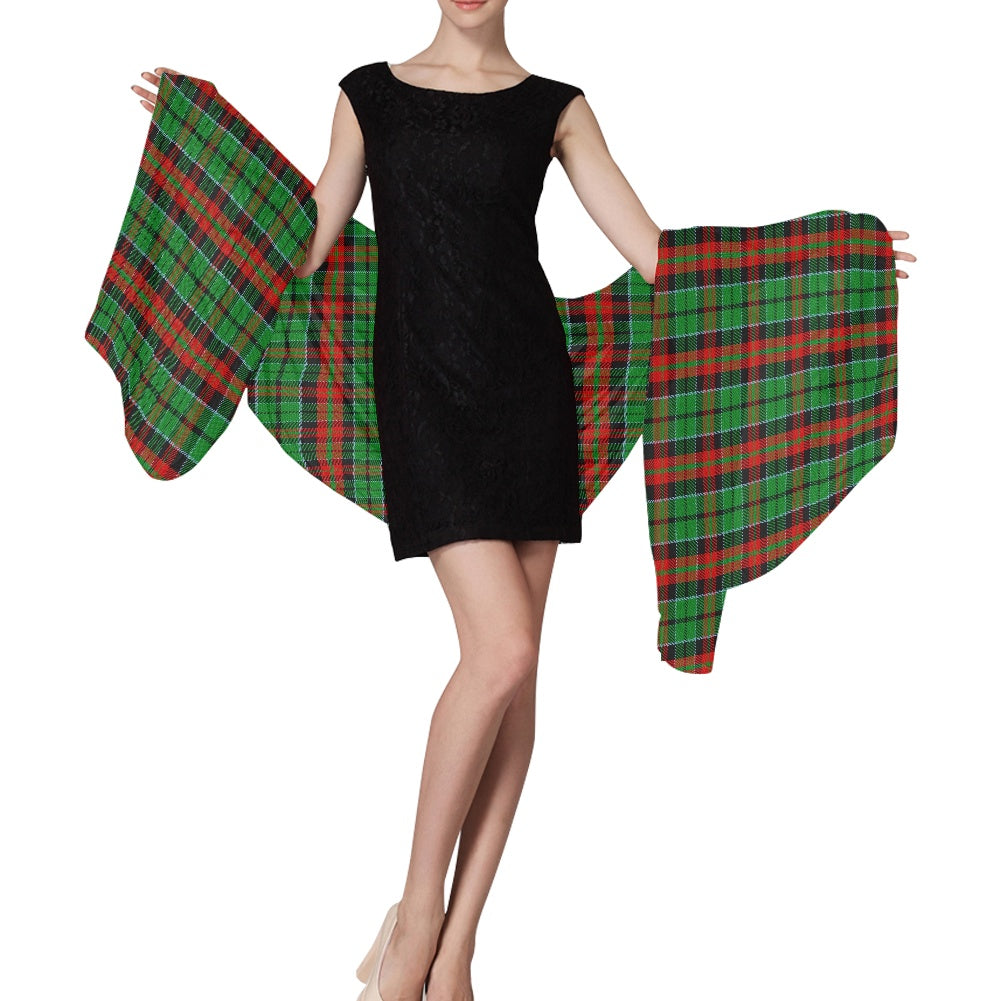 Clan Walker Tartan Chiffon Scarf