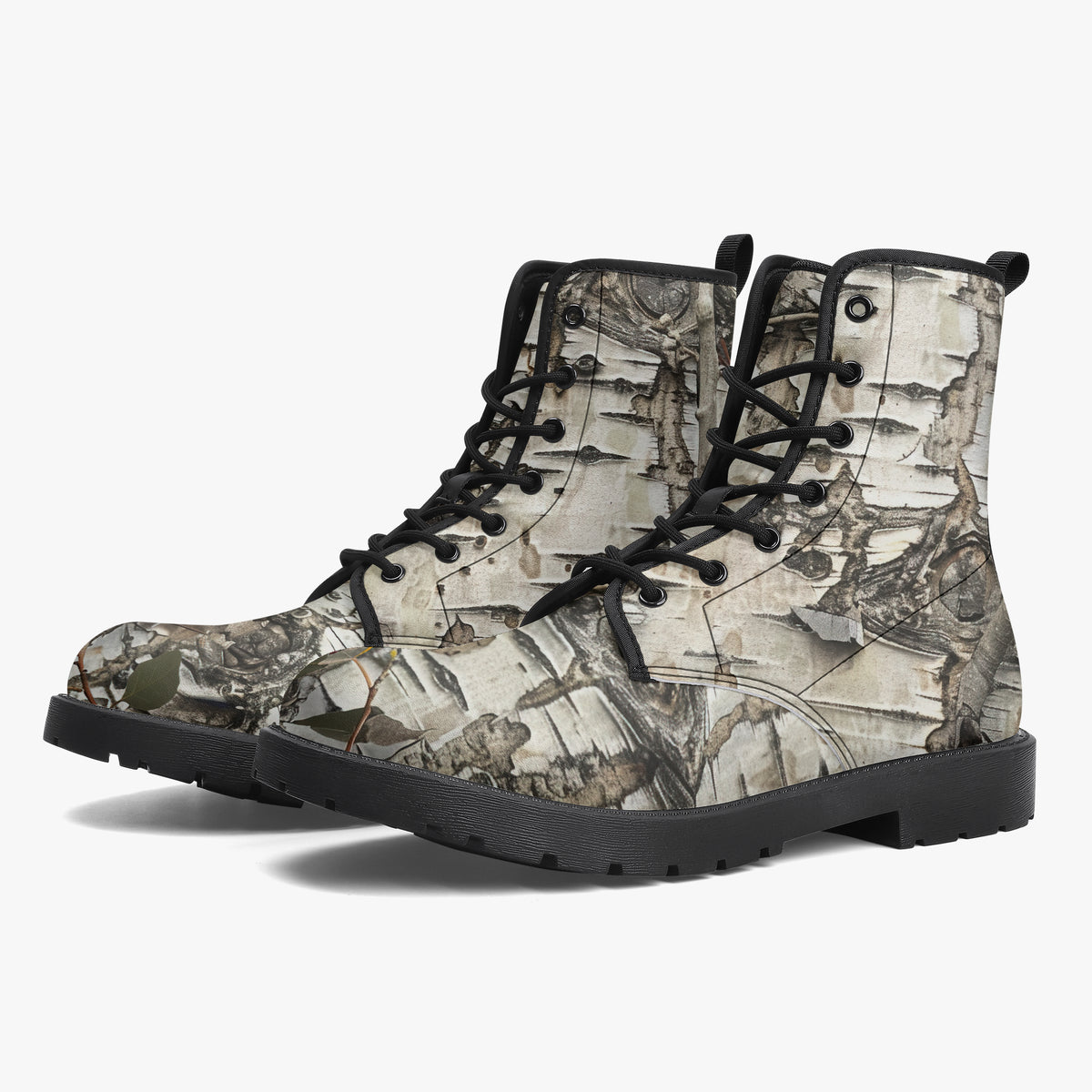 Aspen Bark - Hunting Camouflage - PU Leather Boots