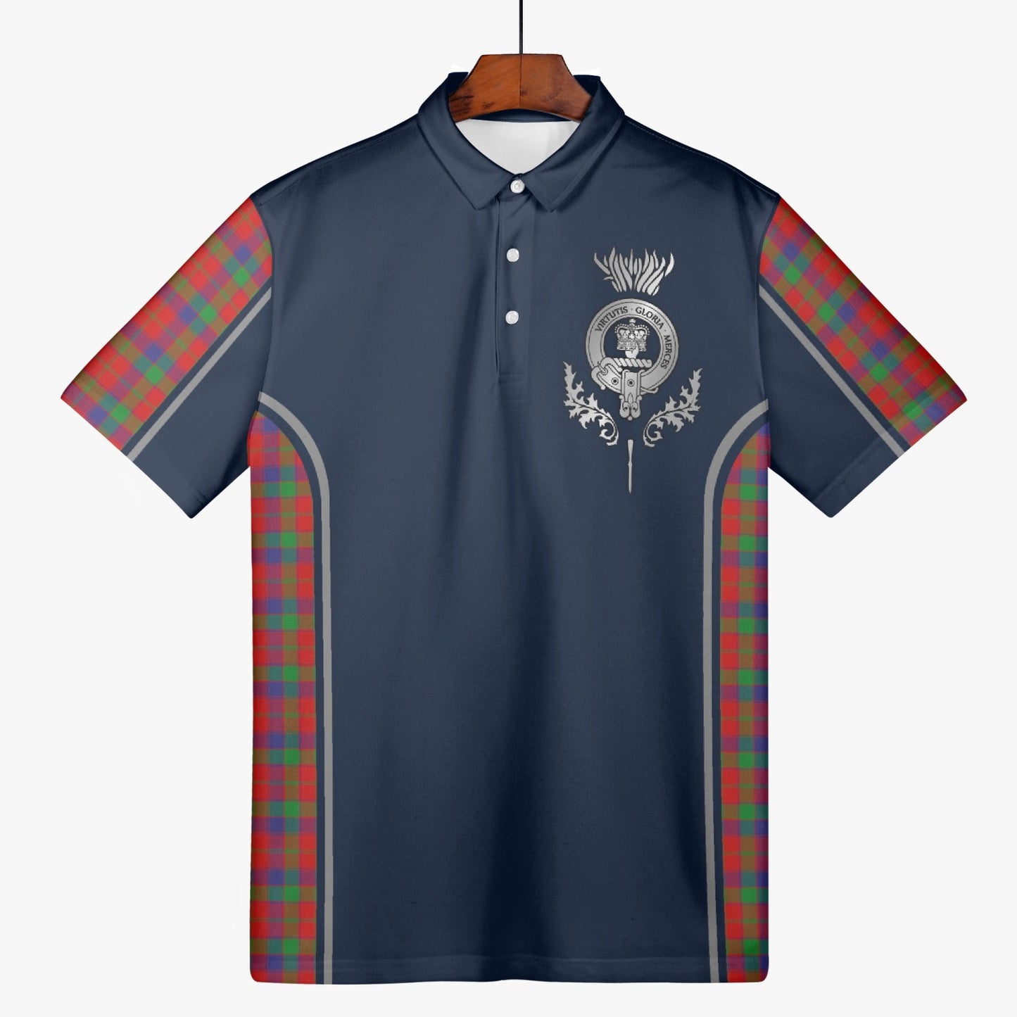 Clan Donnachaidh | Robertson Crest & Tartan Polo Shirt