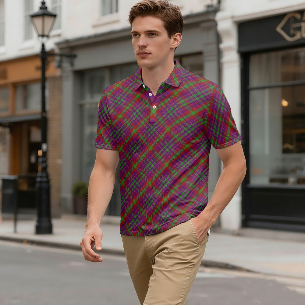 Clan Fiddes Tartan Bias Polo