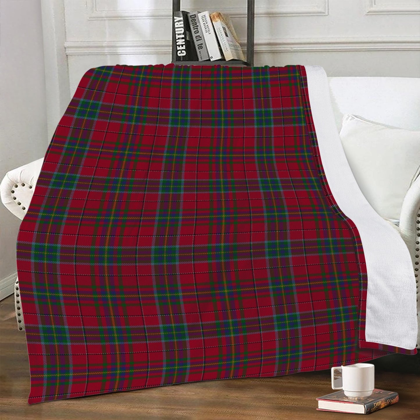 US State - West Virginia Tartan Fleece Blanket