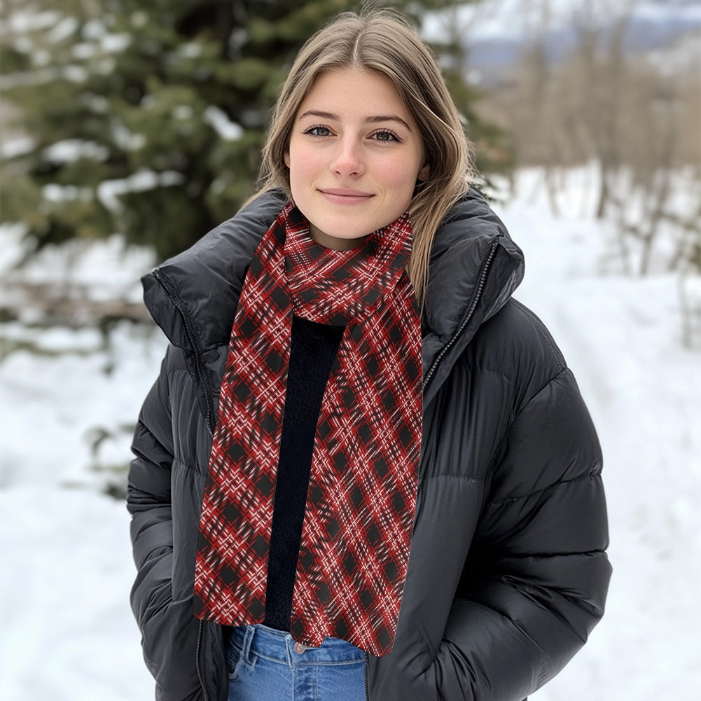 Tweedside District Tartan Fluffy scarf