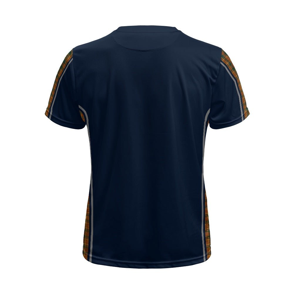 Irish County Monaghan Tartan Strip Football Shirt
