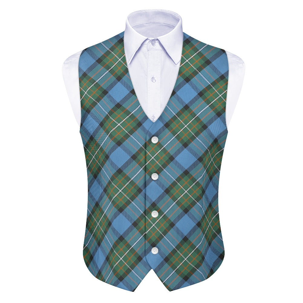 Clan Fergusson Ancient Tartan Bias Suit vest jacket