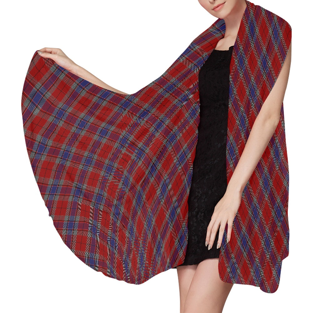 Clan MacCready Tartan Bias Chiffon Scarf