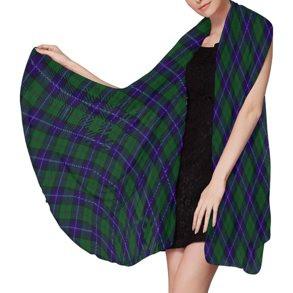 Clan Urquhart WL Tartan Bias Chiffon Scarf